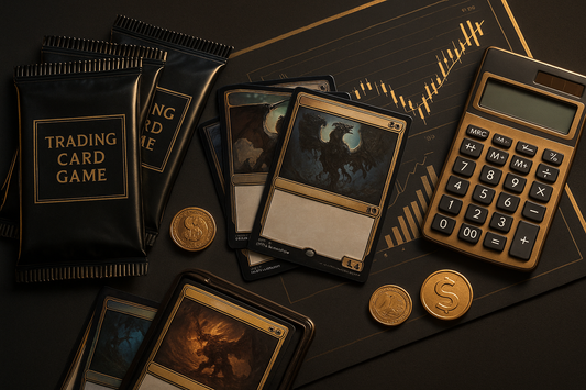 Guía de inversión en TCG: cálculo del precio por carta útil con sobres, cartas y análisis financiero
