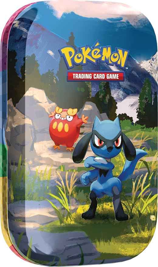 Caja Mini Lata Pokémon Héroes Ascendentes Megaevolución edición española sellada