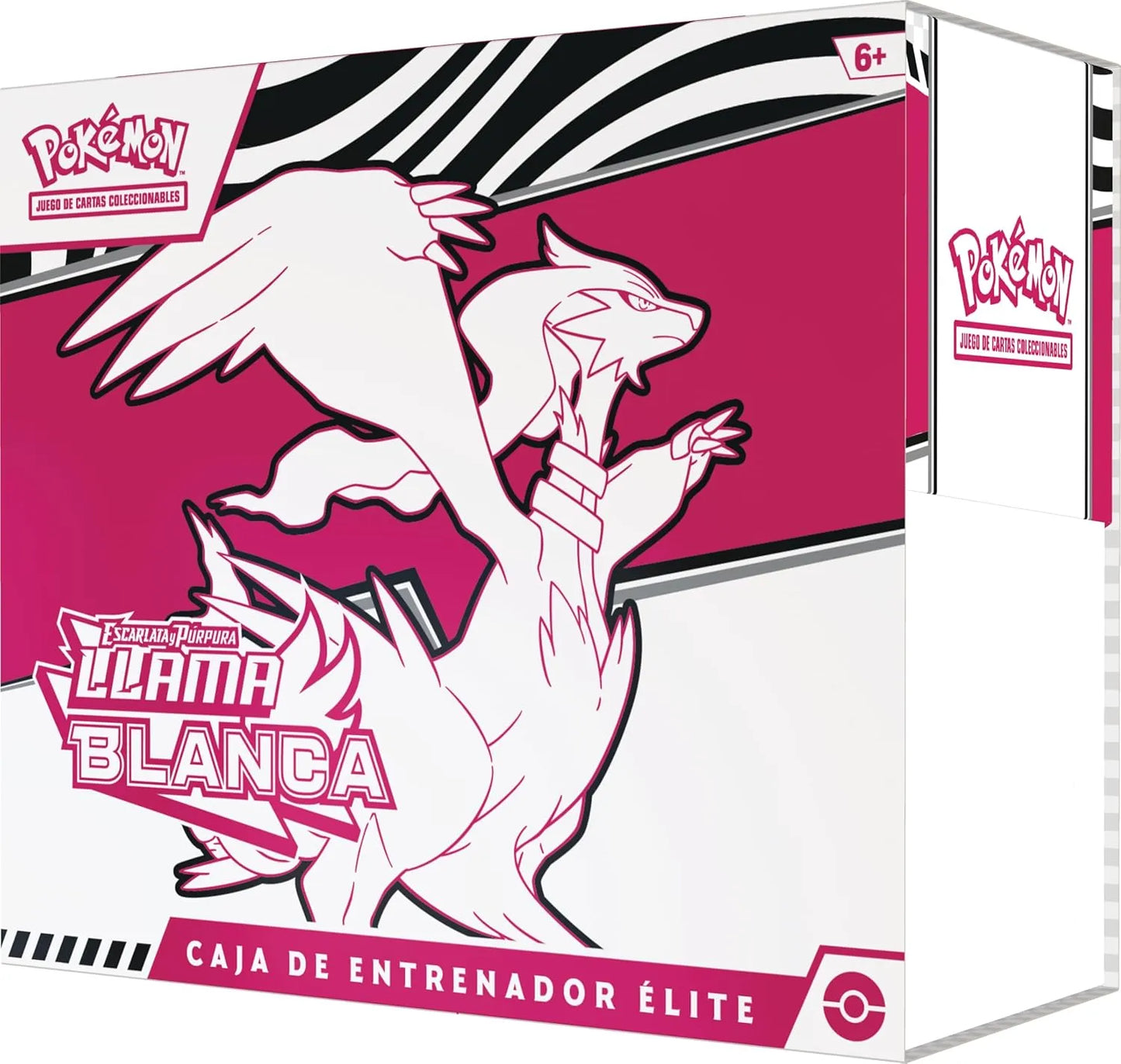 Caja de Entrenador Élite Llama Blanca Pokémon TCG edición en español