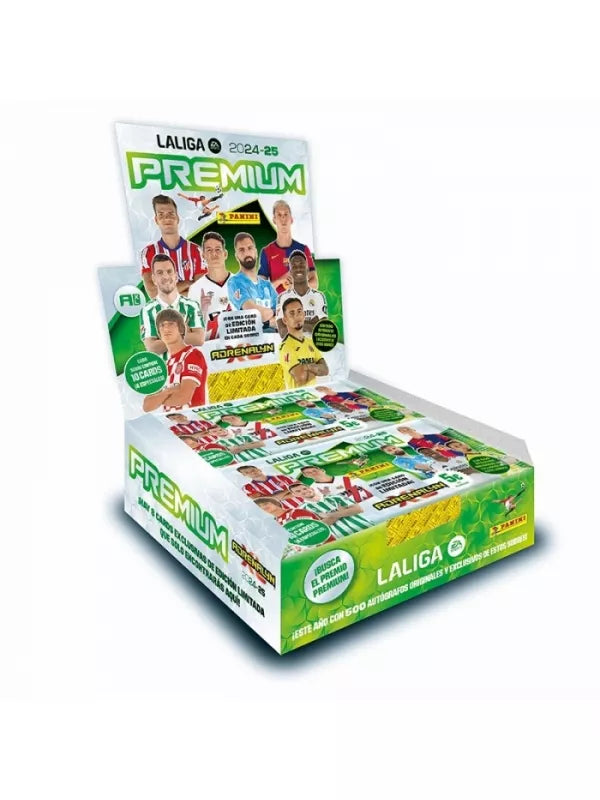 CAJA DE 20 SOBRES PREMIUM ADRENALYN 2024-25 DE PANINI