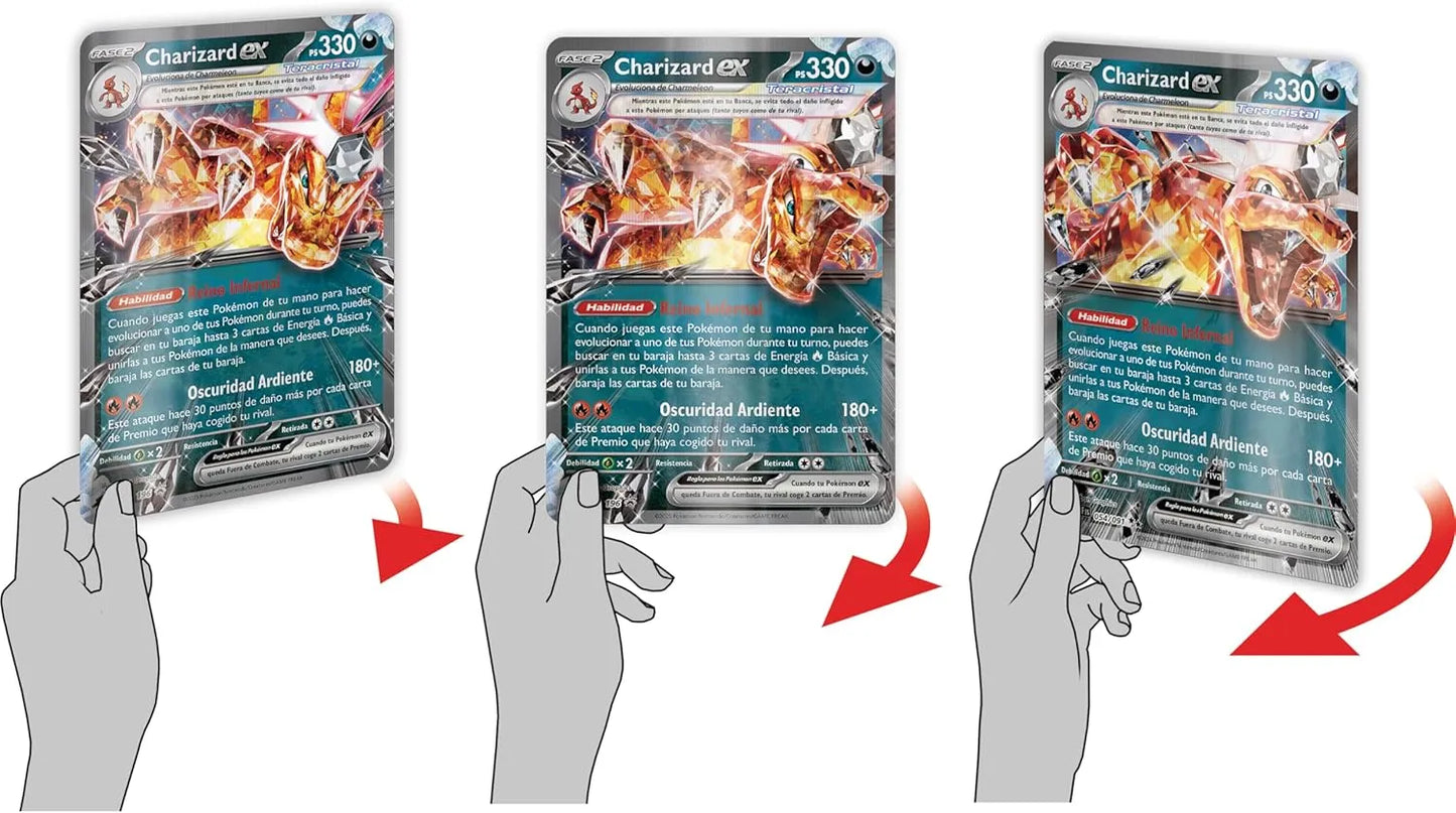 Carta Charizard ex holográfica Pokémon TCG Colección Especial