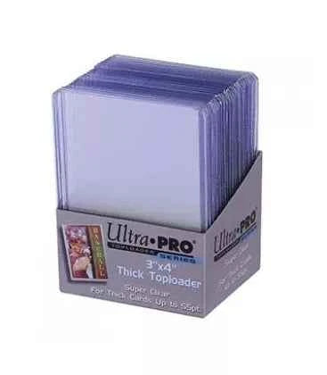 Toploader Thick Clear (25 unidades) Ultra Pro 55pt