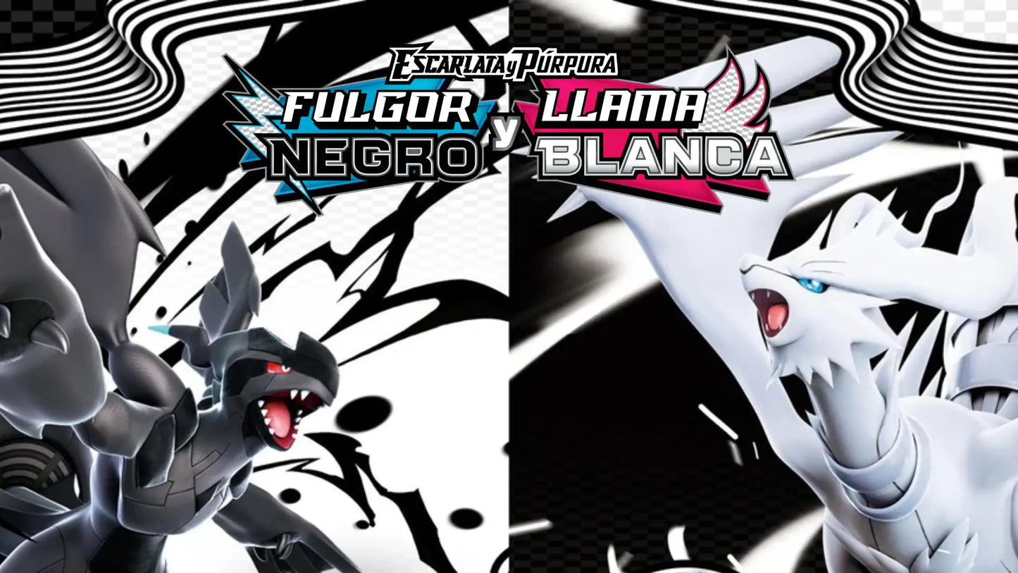COLECCIÓN CON PÓSTER FULGOR NEGRO Y LLAMA BLANCA