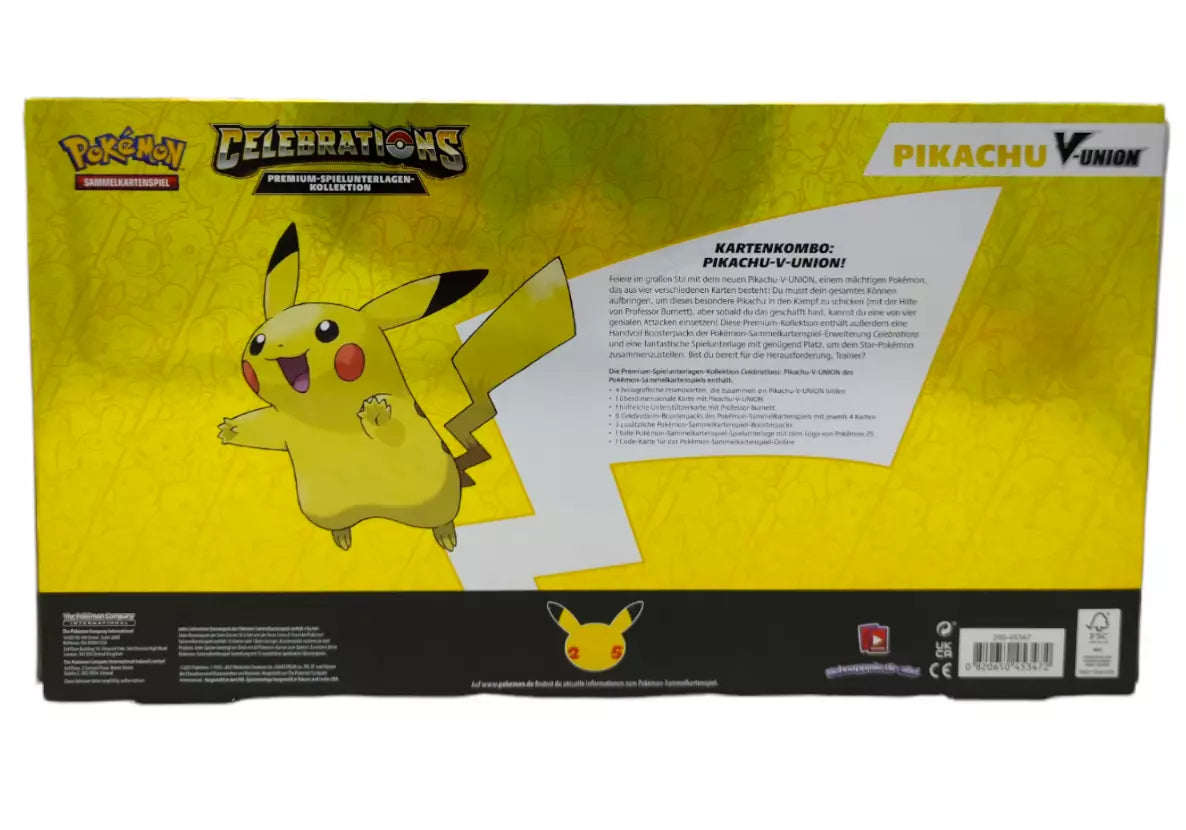 CELEBRATIONS COLLECTION PIKACHU V-UNION (INGLÉS)