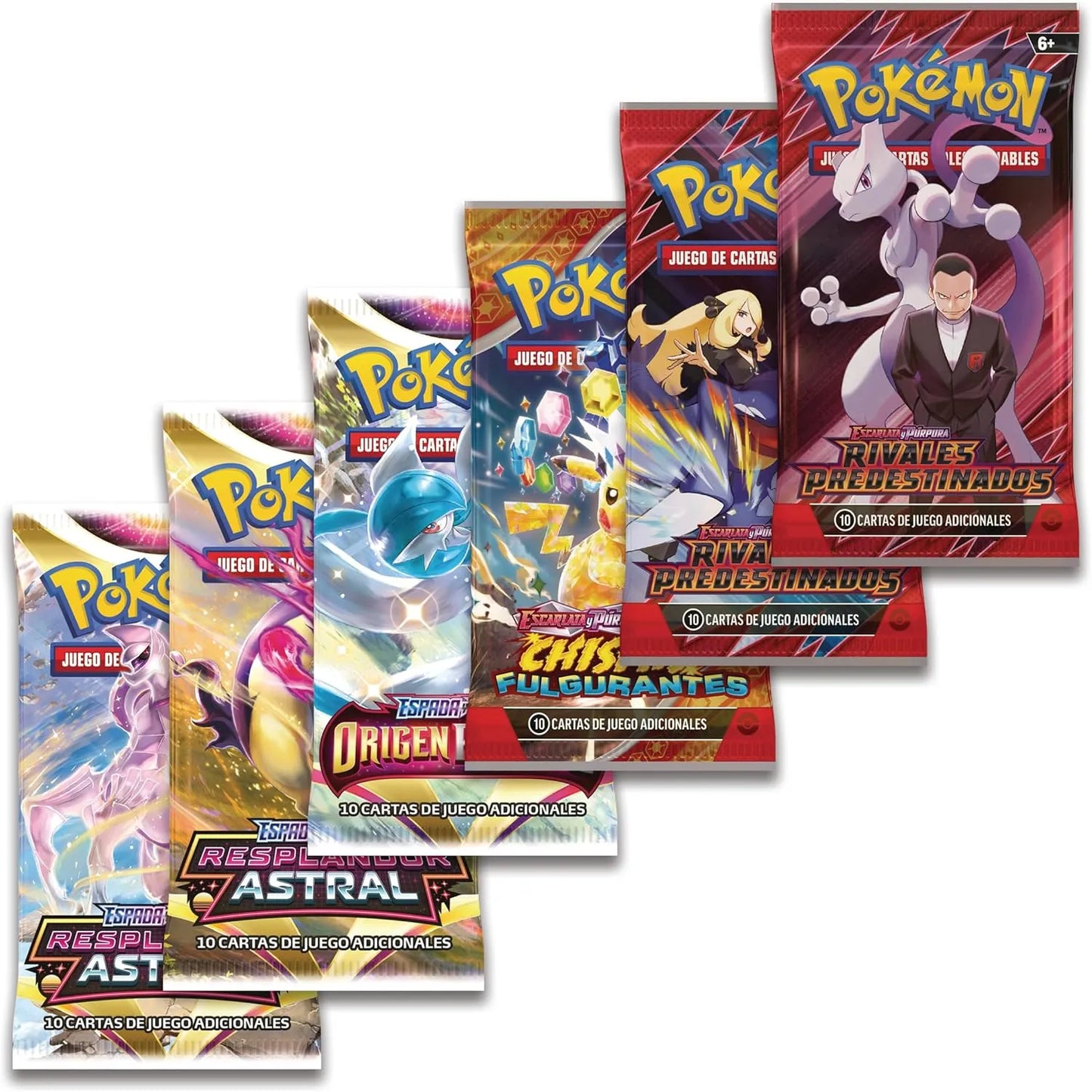 Sobres de expansión en la Colección Prémium Garchomp ex de Cintia Pokémon TCG