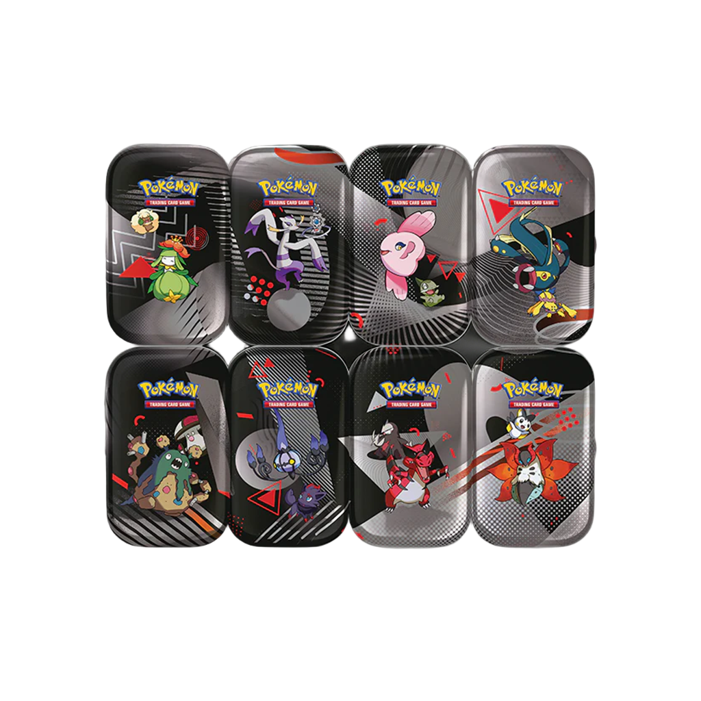 🌟 TIN Pokémon Fulgor Negro y Llama Blanca - Edición Coleccionista Español