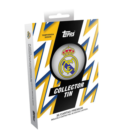 TOPPS 2025/26 Real Madrid Collector Tin - Edición Premium con Autógrafos - tcg-collection