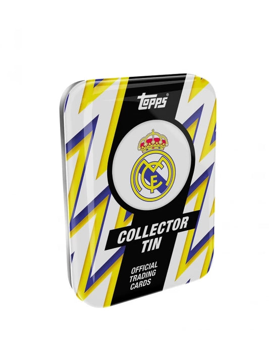TOPPS 2025/26 Real Madrid Collector Tin - Edición Premium con Autógrafos