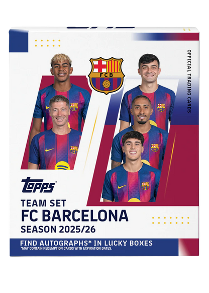 TOPPS Team Set FC Barcelona 2025/26 - Edición Limitada Coleccionista