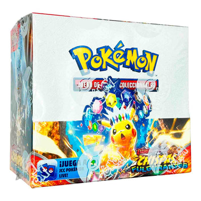 Caja de 36 sobres Pokémon Chispas Fulgurantes en español sellada de fábrica