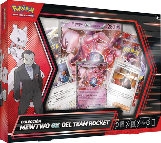 🌟 Colección Mewtwo EX del Team Rocket - Edición Española con Cartas Promocionales
