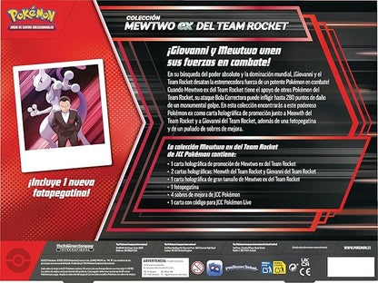 🌟 Colección Mewtwo EX del Team Rocket - Edición Española con Cartas Promocionales