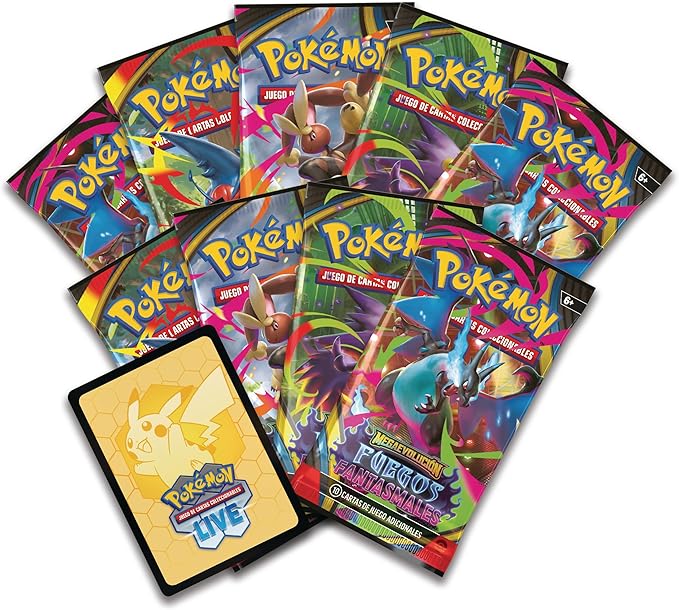spanish pokemon booster packs Temporal Forces Fuerzas Temporales Sleeved Pack art Charcadet promo Pokmon Spanish Silver Tempest Booster