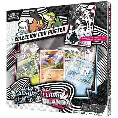 COLECCIÓN CON PÓSTER FULGOR NEGRO Y LLAMA BLANCA