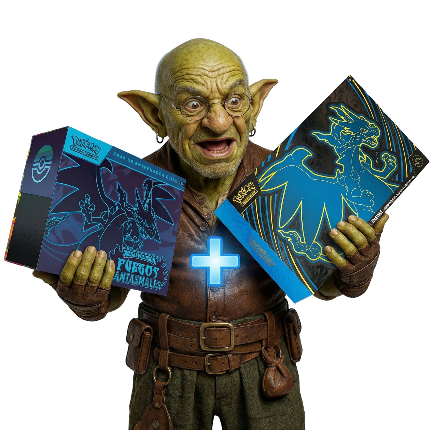 PACK POKÉMON FUEGOS FANTASMALES | Ultra Premium Collection + Elite Trainer Box | Edición Español 2025