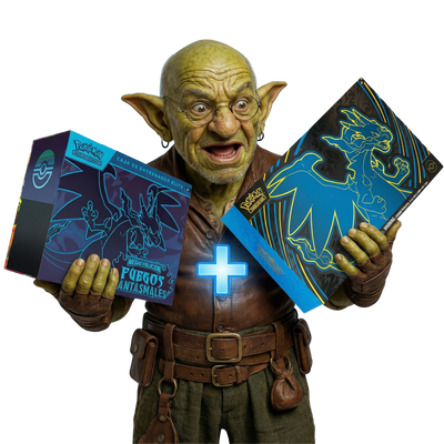 POKÉMON GHOSTLY FIRE PACK | Ultra Premium Collection + Elite Trainer Box | Spanish Edition 2025 