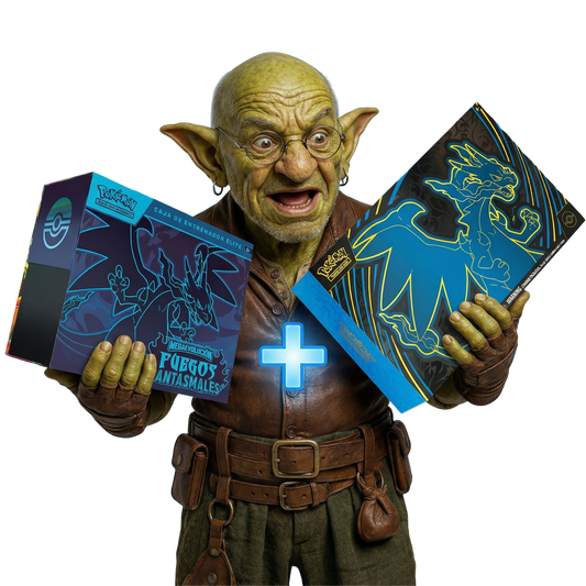 PACK POKÉMON FUEGOS FANTASMALES | Ultra Premium Collection + Elite Trainer Box | Edición Español 2025