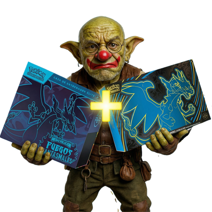 PACK POKÉMON FUEGOS FANTASMALES | Ultra Premium Collection + Elite Trainer Box | Edición Español 2025