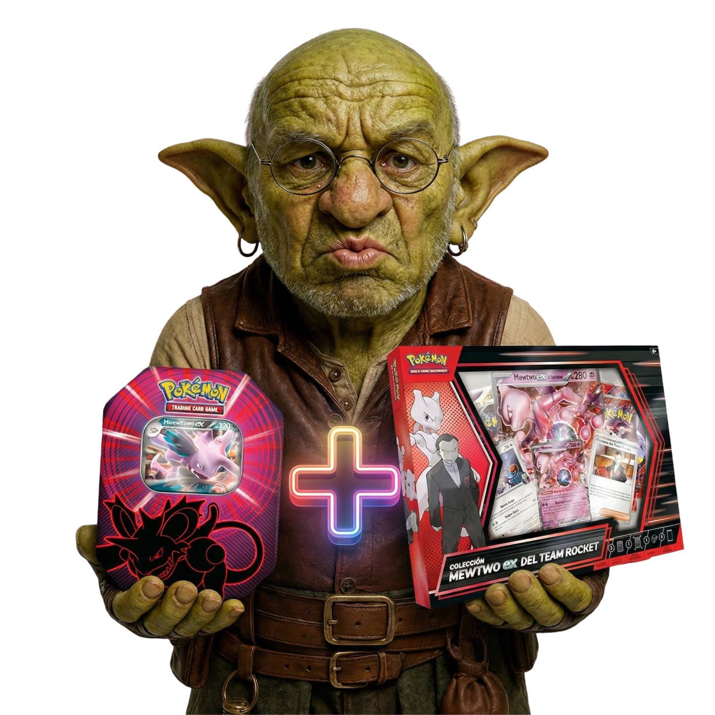 PACK POKÉMON RIVALES PREDESTINADOS | Lata + Colección Mewtwo EX | Edición Español 2025