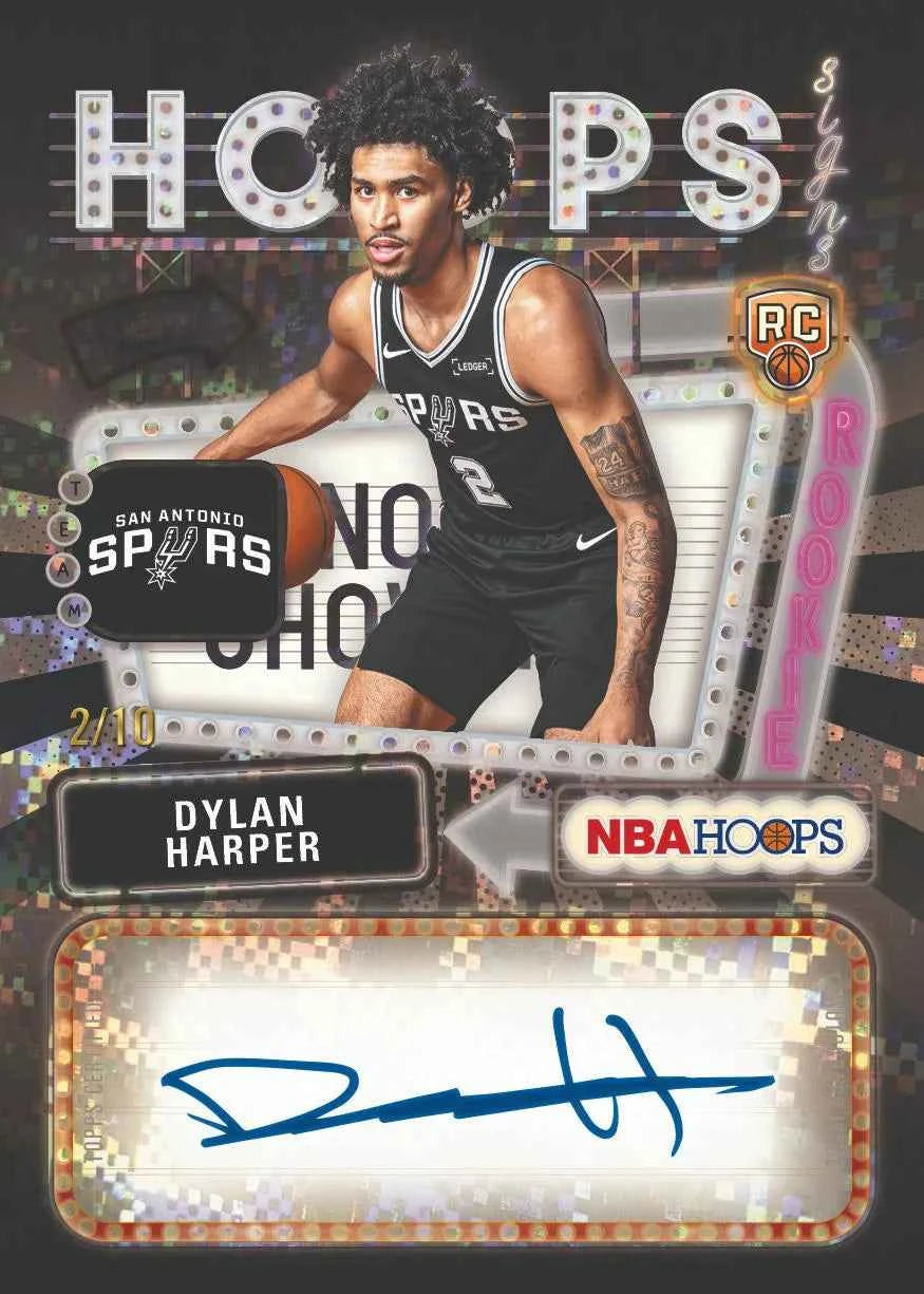 Value Box Topps NBA Hoops 2025-26 en inglés con parallels Green Hoops