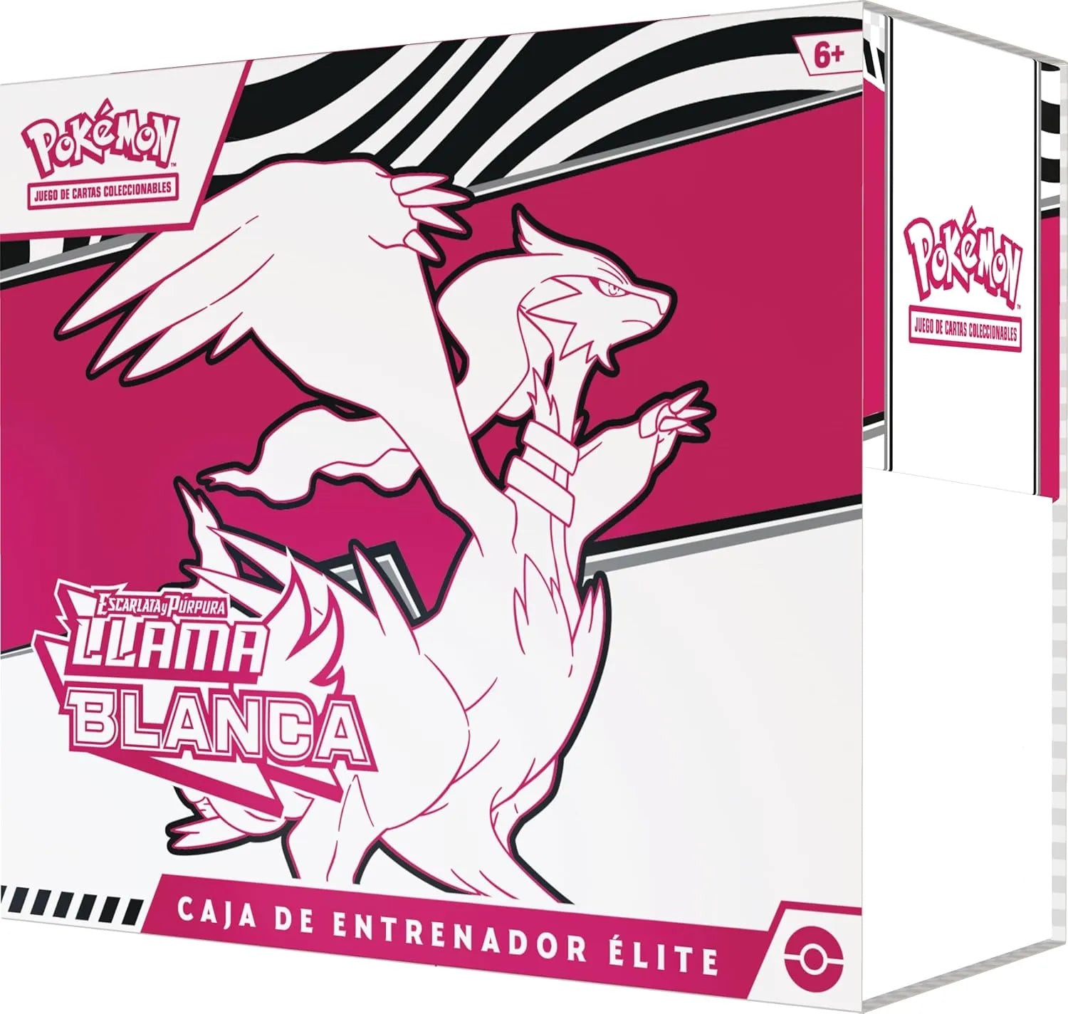 Caja de Entrenador Élite Llama Blanca Pokémon TCG edición en español