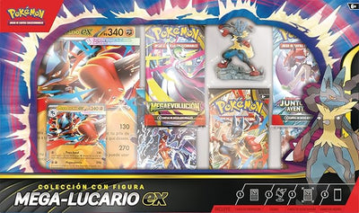 COLECCÍON CON FIGURA MEGA-LUCARIO EX (ESP) - tcg-collection