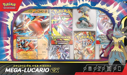 COLECCÍON CON FIGURA MEGA-LUCARIO EX (ESP)