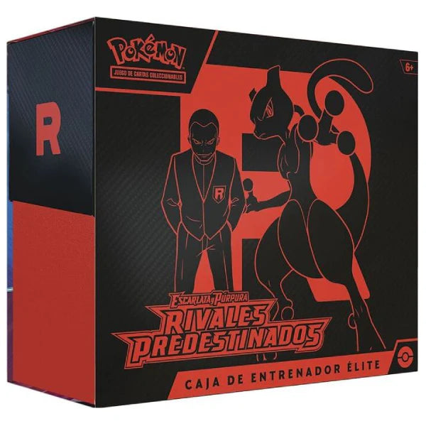 Caja de Entrenador Élite Pokémon Escarlata y Púrpura Rivales Predestinados (Destined Rivals) en inglés