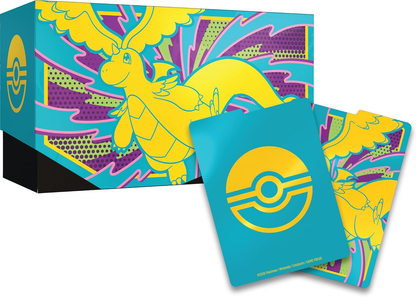 Caja coleccionista y fundas temáticas Mega Dragonite - ETB Pokémon Héroes Ascendentes