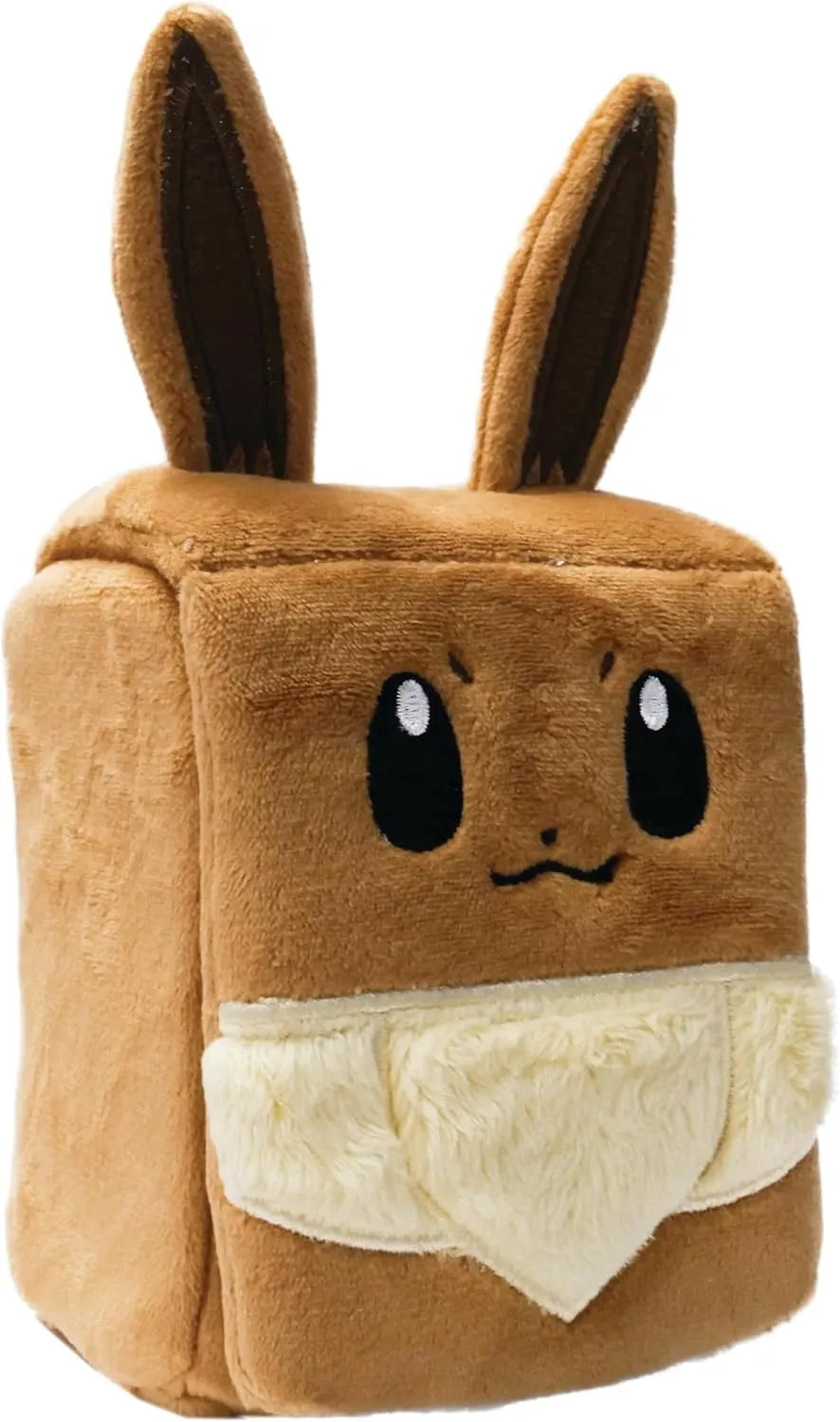 Peluche de Eevee de la colección Pokémon JCC Evoluciones Prismáticas (edición en español)