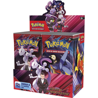 🌟 Caja de 36 Sobres Rivales Predestinados (Español) - SV10 Team Rocket's Mewtwo ex - tcg-collection