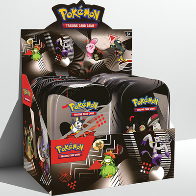 Display Unova Mini Tin Black Bolt & White Flare