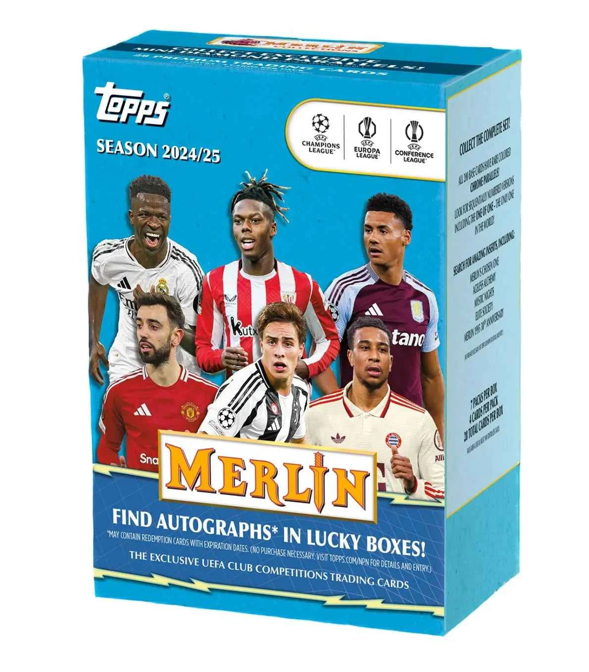 TOPPS 2024/25 MERLIN CHROME UEFA VALUE BOX