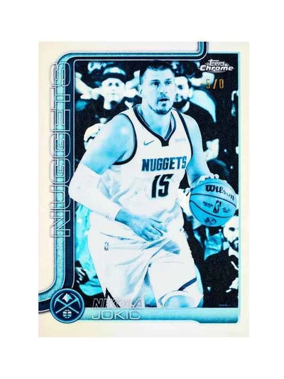 TOPPS 2025 NBA CHROME VALUE BOX