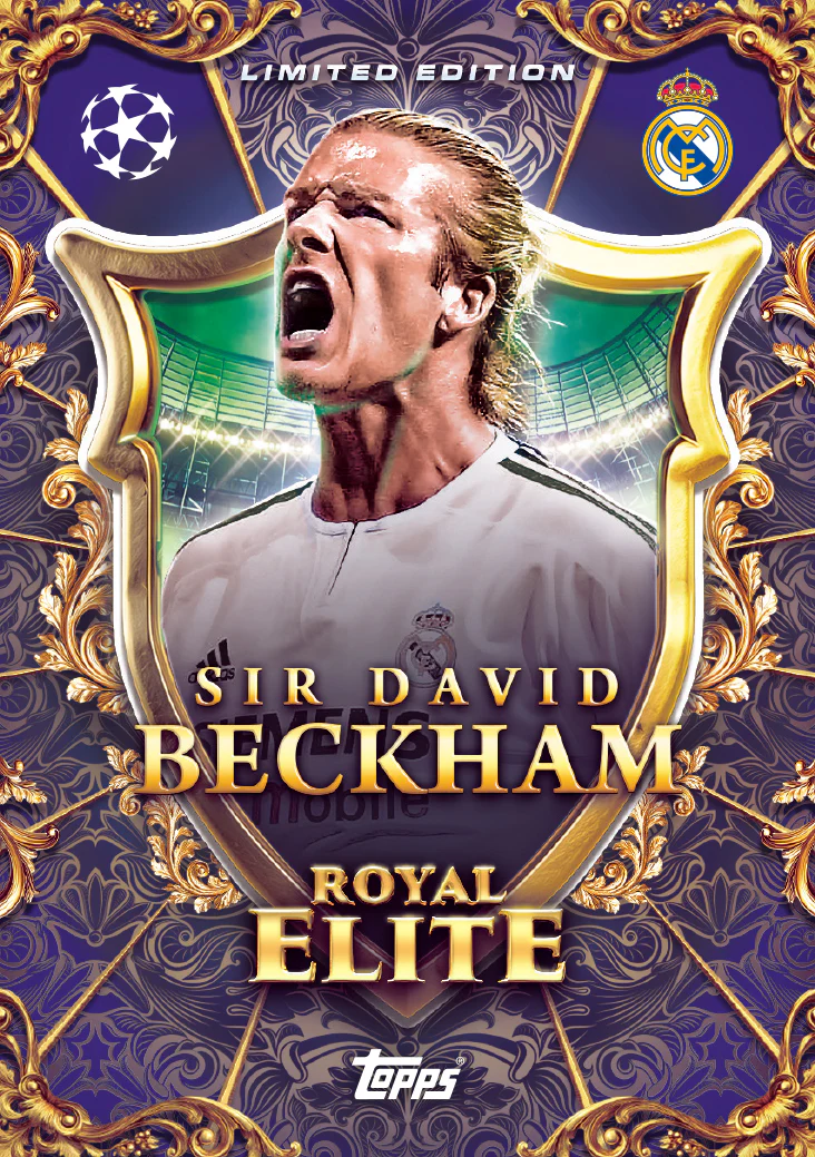 Carta Royal Elite Limited Edition Sir David Beckham Real Madrid - Match Attax Extra 2025/26
