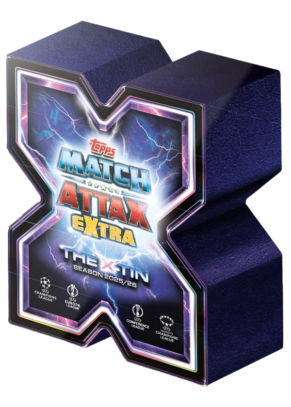 Topps Match Attax Extra 2025/26 The X Tin - Foto oficial Topps