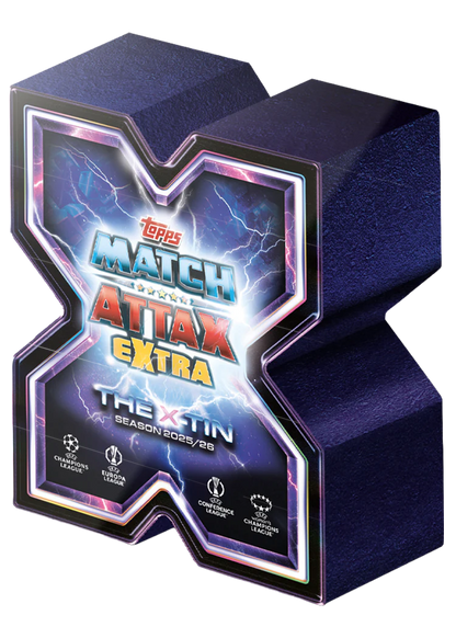 Topps Match Attax Extra 2025/26 The X Tin - Foto oficial Topps